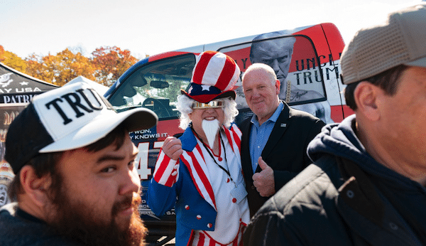 | Zach Roberts Tom Homan poses for photos at the Rod of Iron Gun Festival run by Pastor Sean Moon October 2024 | MR Online